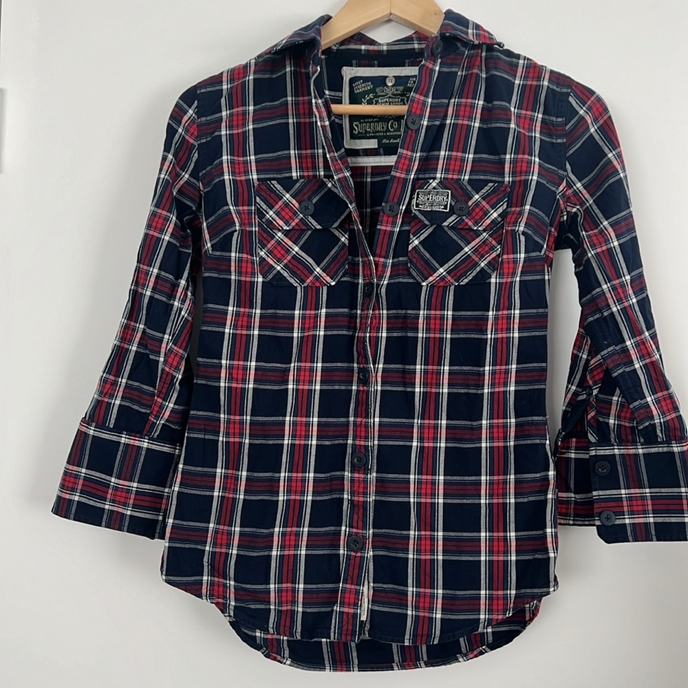 Superdry Co. women’s plaid shirt
